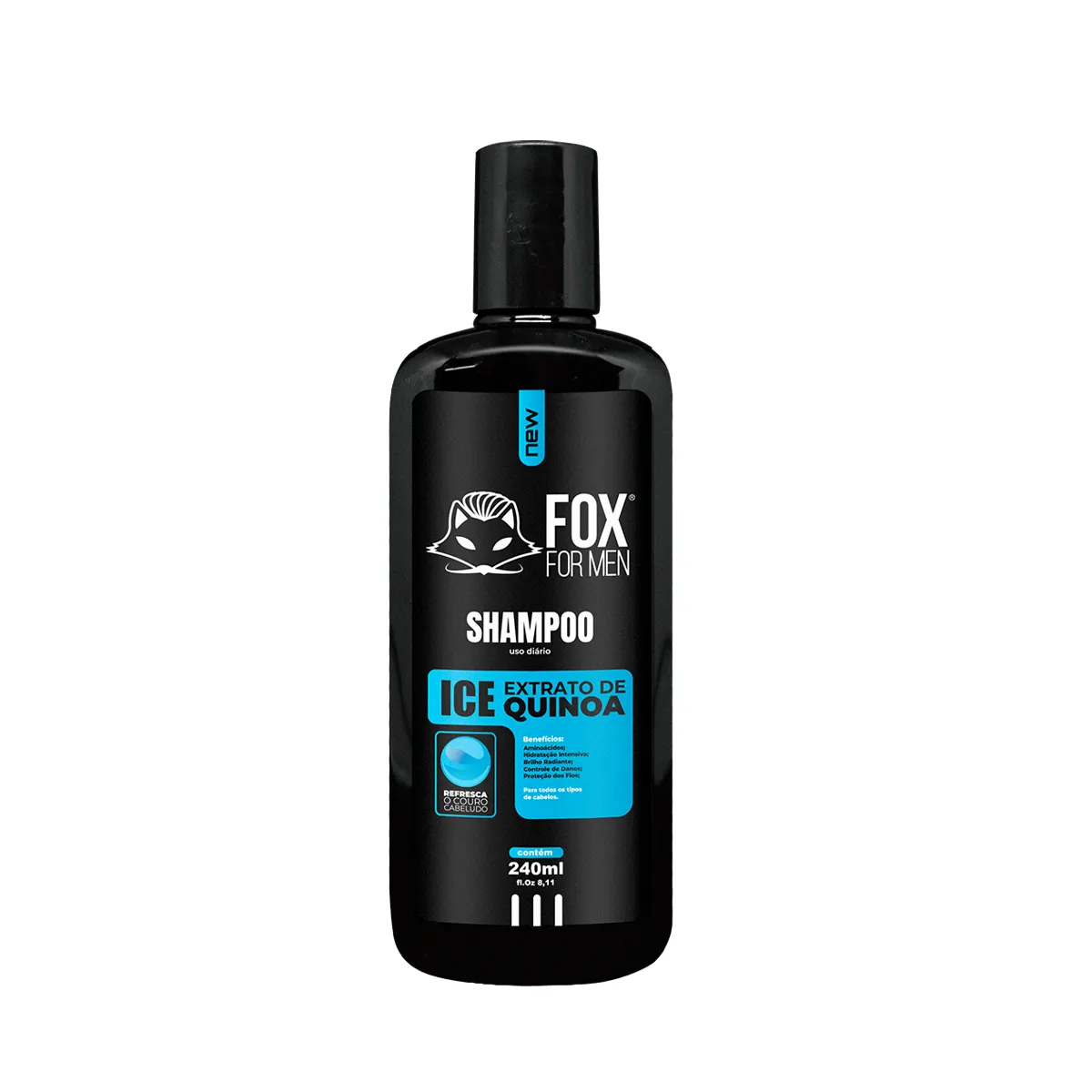 Shampoo Ice Mentolado Fox For Men 240 ml