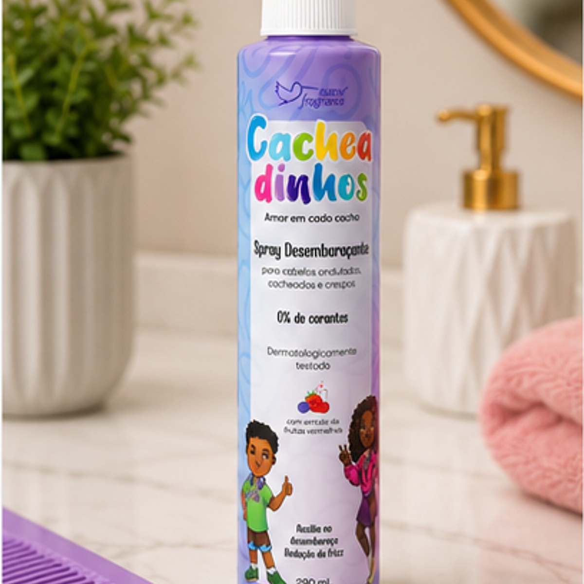 Spray Desembaraçante Cacheadinhos Suave Fragrance 290 ml - Imagem 2