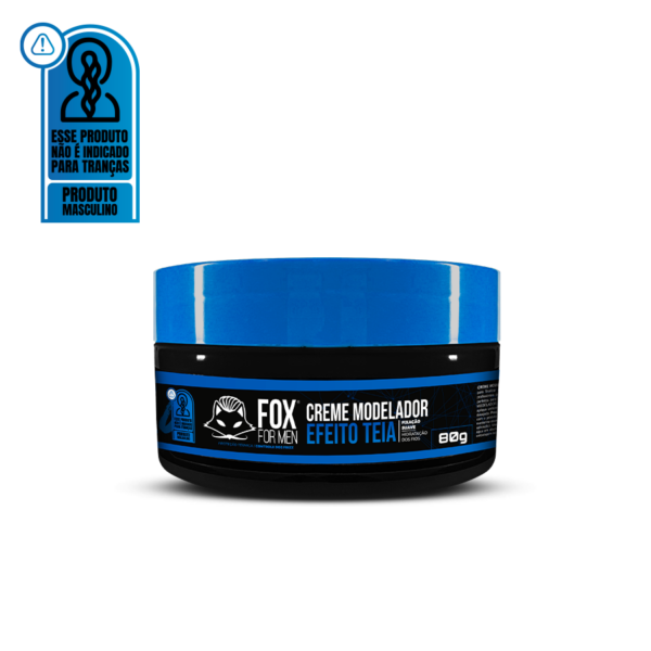 Creme modelador Fox For Men Efeito Teia 80g