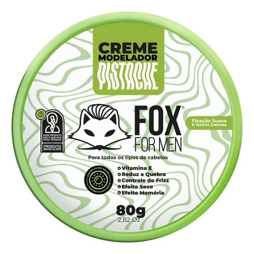Creme modelador natural Fox For Men 80g