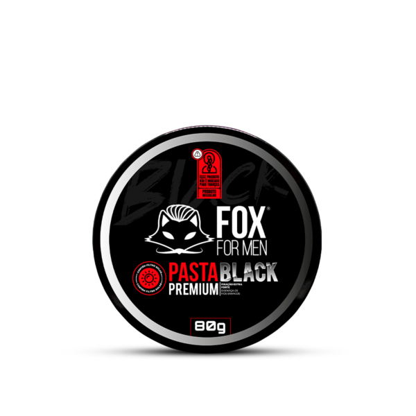 Pomada modeladora Fox For Men Pasta Black Premium 80g