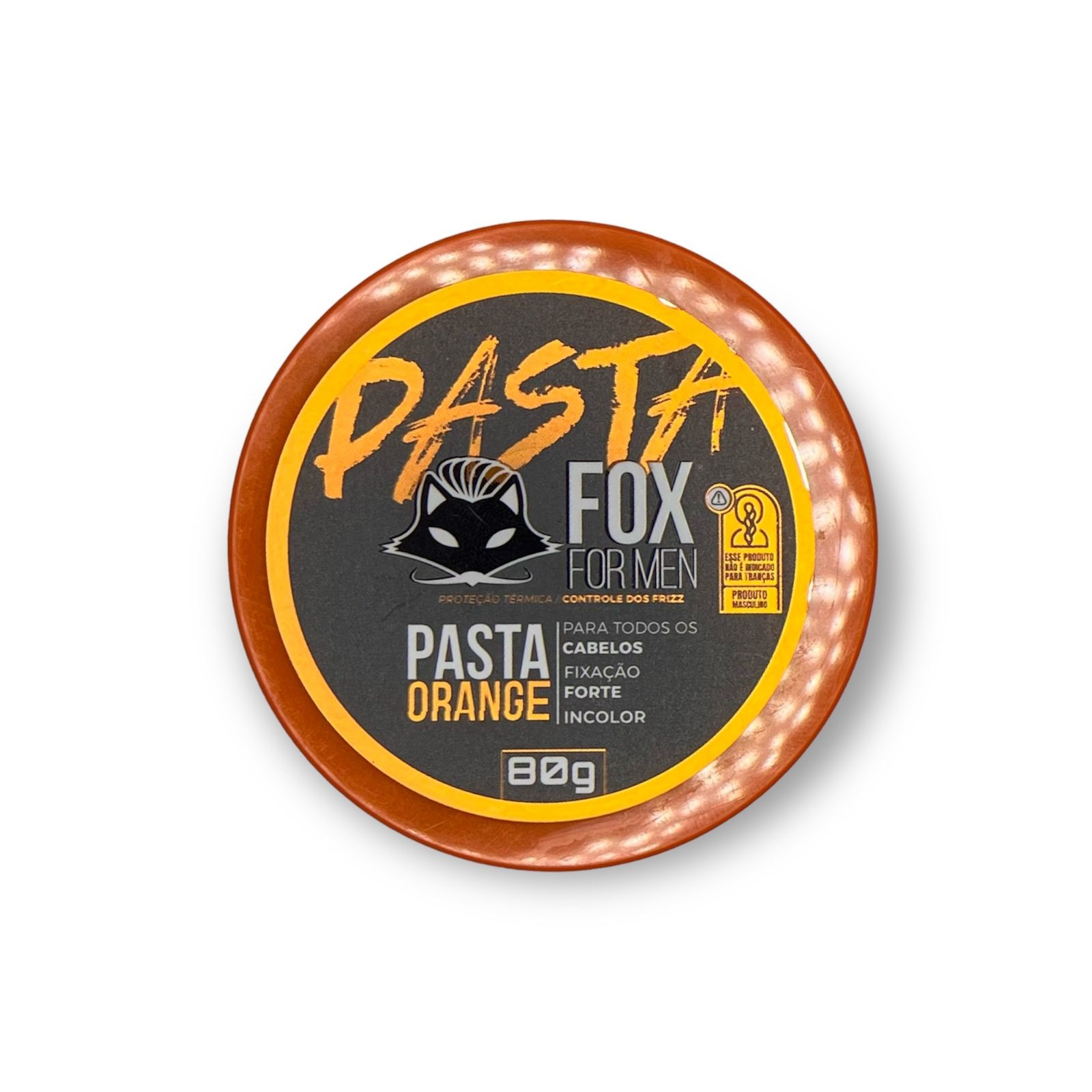 Pomada modeladora Fox For Men Pasta Orange 80g