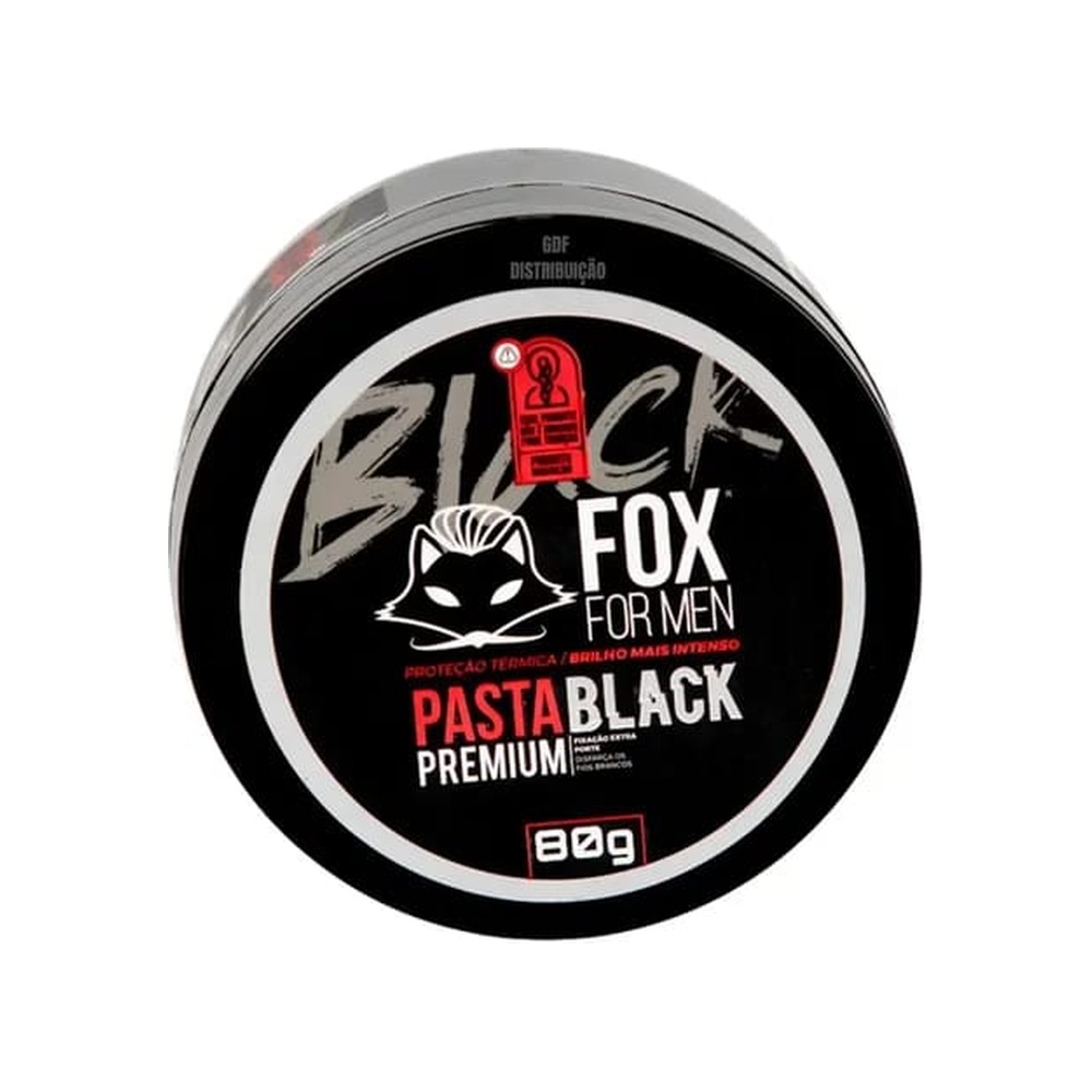 Pasta Black Premium Fox For Men 80g - Imagem 2