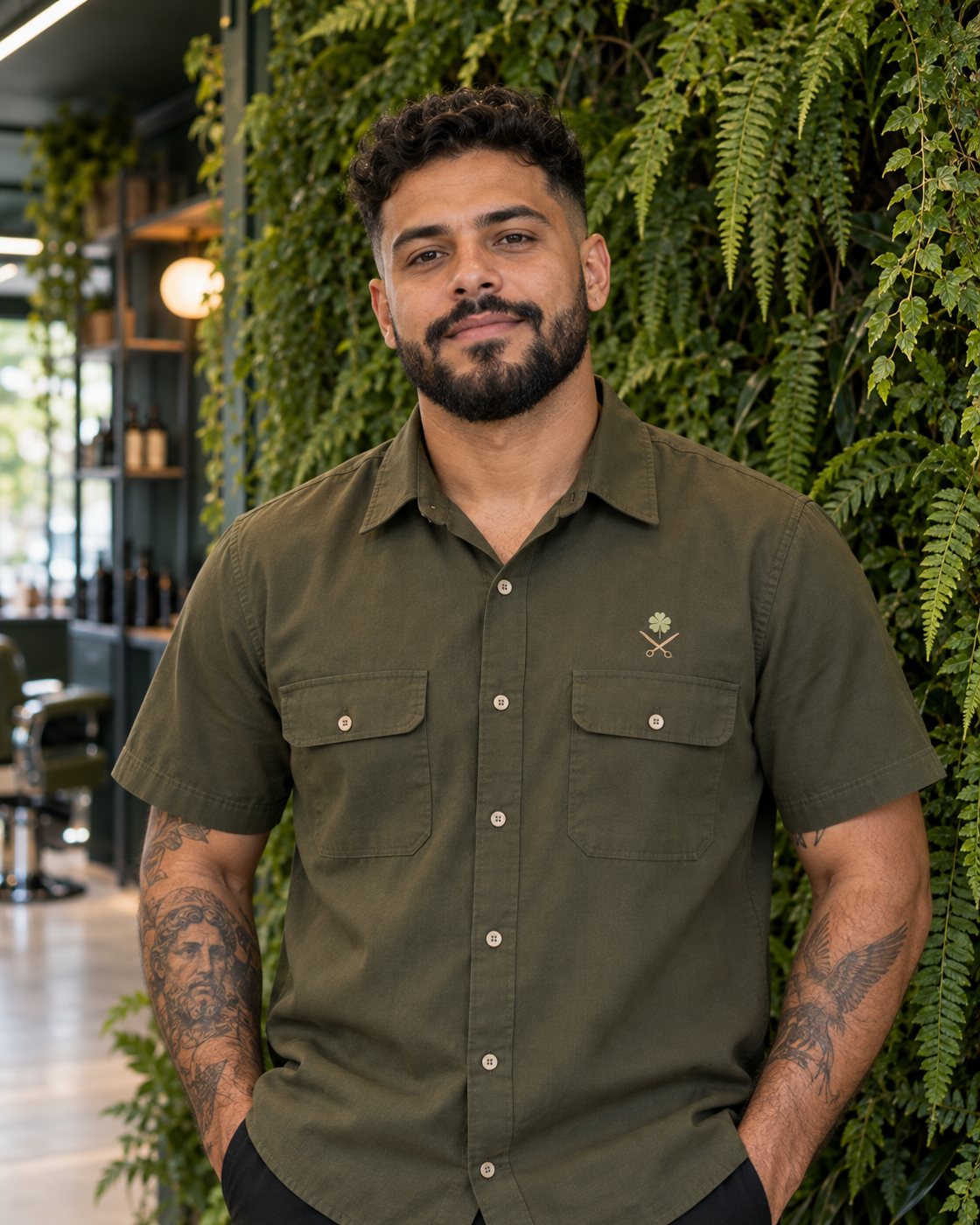 Barbeiro da equipe Trevo